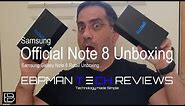 Official Samsung Galaxy Note 8 Unboxing At&t