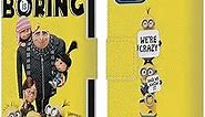 Head Case Designs Officially Licensed Despicable Me Minions Gru's Family Leather Book Wallet Case Cover Compatible with Apple iPhone 12 Pro Max