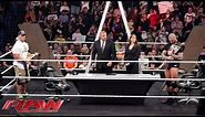 John Cena and Randy Orton sign the contract for their TLC Match: Raw, Dec. 2, 2013