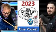 Efren Reyes vs Skyler Woodward - One Pocket - 2023 Derby City Classic rd 12