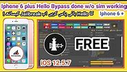 Iphone 6 plus Hello Bypass w/o network free | Iphone 6 + icloud bypass free iOS 12.5.7 | 2024 |