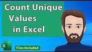 Count Occurrences of Unique Values in a List in Excel