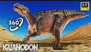 VR Jurassic Encyclopedia #17 - Iguanodon dinosaur facts 360 Education