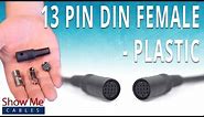 How To Install The 13 Pin DIN Female Solder Connector - Plastic