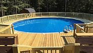 Above-Ground Pool Deck Ideas | The Above Ground Pool Builder