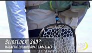 SlideLock® 360° Magnetic Locking Dual Carabiner