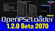 🚨OPL 1.2.0 Nova beta 2070! Confira as melhorias! (ZSO + EXFAT)!