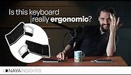What makes Naya Create an ergonomic keyboard?