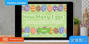 How Many Eggs Picture Puzzle PowerPoint