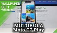 How to Change Wallpaper in MOTOROLA Moto G7 Play - Update Desktop