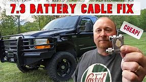 Ford 7.3 Powerstroke Battery Cable Fix | Permanent, Cheap & Easy!