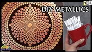 Rose Gold Gradient Mandala Tutorial | Make Your Own Metallic Paints