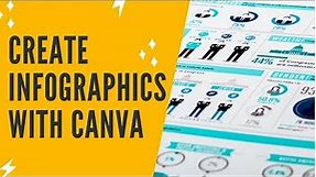 CANVA INFOGRAPHIC TUTORIAL: How To Make Infographic In Canva + How To Create Infographics With Canva