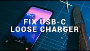 Fix loose and non charging USB C port with this simple guide!