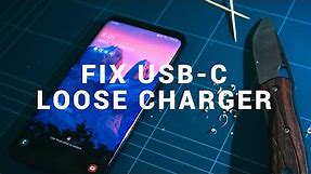 Fix loose and non charging USB C port with this simple guide!