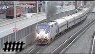 Amtrak at Altoona Station & CP Altoona, The Pennsylvanian Lead by P42DC #99