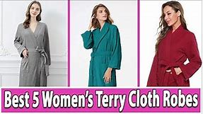 5 Best Women’s Terry Cloth Robes in 2023 [Reviews & Buying Guide]