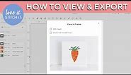 How To View and Export Your Cross Stitch Patterns | Love it Stitch it