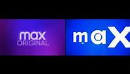 HBO MAX + MAX original| Logos | Comparison