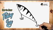 How to draw Fishing Lure step by step
