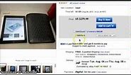 iPad 2 eBay - CAN find AMAZING prices, but look out for ... problems with iPad 2 eBay