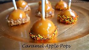 How to Make Caramel Apple Pops + Get It To Stick!