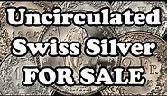 1960s Uncirculated Swiss Silver Francs FOR SALE - Amazing Hoard of High Grade Coins Now Available