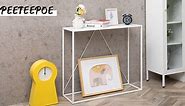 PEETEEPOE Accent Metal Console Table
