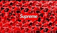 Free Supreme/Bape Wallpaper (You Can Change The Text)