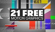 21 Free Motion Graphics Templates for Adobe Premiere Pro