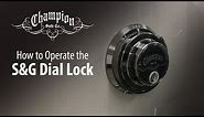 S&G Mechanical Lock Operation