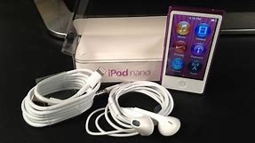 New Apple iPod nano 7th Generation Unboxing (7G 2012 Model) and Overview