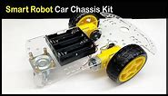 2WD Smart Robot Car Chassis kit Unboxing & assembling
