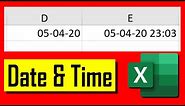 How to Quickly Insert Date And Time In Excel
