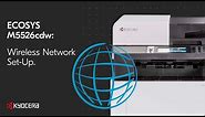 ECOSYS M5526cdw - Wireless Network Set-Up