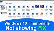Why not show images and videos thumbnails in windows 10 || windows preview not working fix