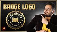 How to Create Badge Logo Design in Adobe Illustrator [Easy Tutorial]