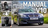 We manual-swapped our V10 BMW M5 estate!