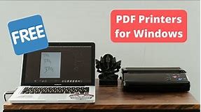 Best Free PDF Printers | Download PDF Printers in Windows and How to use it