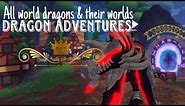 All world dragons & their worlds | dragon adventures roblox guide