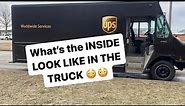 What the inside of a UPS TRUCK looks like 📦