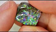 7.59 cts Australian Boulder Opal Cut Stone @absoluteopals7262