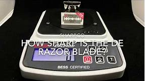 How Sharp is the DE Razor Blade?