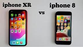 iphone XR VS iphone 8 in 2023 || Speed Test