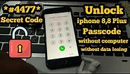 Unlock iphone 8,8 Plus Without Passcode Or Computer 2024!