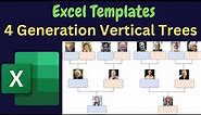 Create A 4-Generation Vertical Family Tree In Excel