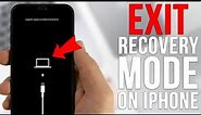 How to exit Recovery Mode on iPhone! [2023]
