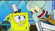 Top 10 Times Squidward Was Actually Nice to SpongeBob