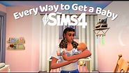 Every Way to Get a Baby in the Sims 4