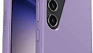 OtterBox Galaxy S23 Symmetry Series Case - YOU LILAC IT (Purple), ultra-sleek, wireless charging compatible, raised edges protect camera & screen